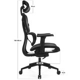  Ergonomska kancelarijska stolica LEVANO crna | Eponuda.com