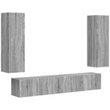  Set TV komoda Zidne 3 pcs Siva Sonoma Konstruirano drvo | shoptok.hr