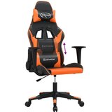  Igraća stolica crno-narančasta od umjetne kože | shoptok.hr