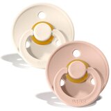 Bibs Colour dude (okrugle) - Ivory/Blush (vel.1) Slike