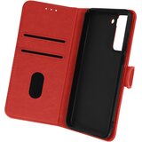 AVIZAR folio case samsung galaxy S21 fe z držalom za kartico - rdeca, (20616556) | Shoptok.si