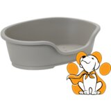 Moderna domus Warm Gray 40cm, Plastična Ležaljka Za Pse i Mačke, Siva | ePonuda.com