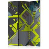 Artgeist PARAVAN 135/172/3 cm siva, barve limete | Shoptok.si