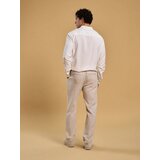 Sinsay Straight leg hlače s dodatkom lana | shoptok.hr
