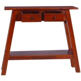 Maison Chic konzolna miza - miza ob steni klasično rjava 90x30x75 cm trden mahagonij, (21785822) | Shoptok.si