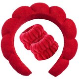 INF 3-delni komplet naglavnih trakov z zapestnicami Red, (21544016) Cene