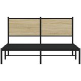  Metalni okvir kreveta bez madraca boja hrasta sonome 137x190 cm | shoptok.hr