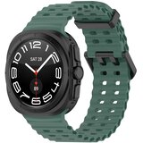 Samsung Silikonska narukvica za Smart Watch Ultra, 47mm, Marine Dark Green Cene