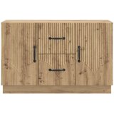vidaXL Strani šal Artisan hrast 89 x 34,5 x 57 cm Inženirski les, (5000218027) | Shoptok.si