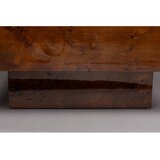 Dutchbone Klubska mizica v orehovem dekorju v temni naravni barvi 90x90 cm Quinn – | Shoptok.si