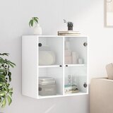  Zidni ormarić sa staklenim vratima bijeli 68 x 37 x 68,5 cm | Eponuda.com