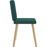  Jedilni stoli 4 kosi temno zelene tkanine, (21832389) | Shoptok.si