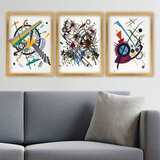 Wallity Set uramljenih slika 3AC-UN2968523, 3 Dela | ePonuda.com