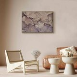  Slika - Watercolour abstraction - powder pink marble with gold accents 90x60 U prirodnom drvenom okviru | shoptok.hr