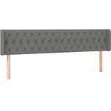  LED uzglavlje tamnosivo 183x16x78/88 cm od tkanine | shoptok.hr