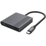  USB adapter Type-C to HDMI i DiplayPort adapter 4K 60Hz, black, GEMBIRD, A-CM-HDMIFDPF-01 Cijene