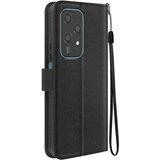 Oem Mayaxess, Torbica s preklopom za Honor 200 Lite Zaščita z zapestnim trakom Večnamenska zaklopka, Črna, (5000215743) | Shoptok.si