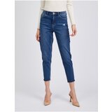 Orsay Dark Blue Women Shortened Mom Fit Jeans - Women Cijene