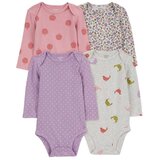 Carter's bodi za bebe devojčice - set od 4 kom. CTS-1R582610 Cene