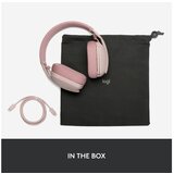 Logitech Zone Vibe 100, bežične slušalice, roza, 981-001224 | shoptok.hr