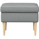  Stolica za noge Svjetlosiva 55 x 35 x 41 cm 100% poliester - Svjetlosiva | shoptok.hr