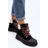 Boto Lined Boots Trappers on Thick Sole Black Ralotta | Shoptok.si