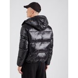 Armani Exchange Zimska jakna črna / bela | Shoptok.si