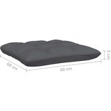  Vrtna sedežna garnitura 3-delna z blazinami bela trdna borovina, (20665017) | Shoptok.si