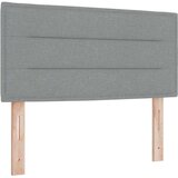 vidaXL Krevet s oprugama i madracem krem 90x200 cm Svjetlosiva | shoptok.hr