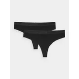 4f Women's Underwear Panties (2 Pack) - Black