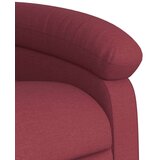  Naslonjač na podizanje od tkanine crvena boja vina | shoptok.hr