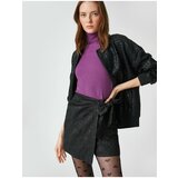 Koton Rachel Araz X - Jacquard Tie Detail Mini Skirt with Shorts Cene