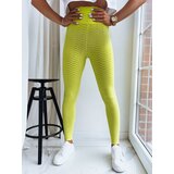 DStreet Legginsy damskie HEALTHKICK żółte | Shoptok.si