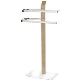 Wenko 20396100 - Stalak za peškire SAMONA 40,5x79,5 cm sjajni hrom/smeđa Cene