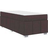  Krevetna konstrukcija Tamno smeđa 120 x 190 cm tkanina | shoptok.hr