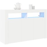  Kreveta S LED lampica Bijelo 116 x 30 x 75 cm Konstruirano drvo | shoptok.hr