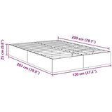  Ottomanska postelja Bela 193 x 120 x 25 cm Iverna plošča, (5000142078) | Shoptok.si