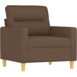  Fotelja s tabureom smeđa 60 cm od tkanine | shoptok.hr