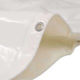 CERADA Zaščitna ponjava 650 g/m² 4x7 m bela | Shoptok.si