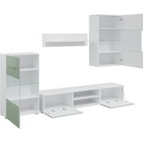 TV jedinice od 5 dijelova s LED rasvjetom maslinastozeleno | Eponuda.com