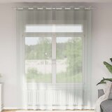 Voile zavjese s ušicama 2 kom svijetlosive 140x260 cm | shoptok.hr