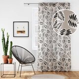 Douceur d intérieur Črna/bež zavesa 140x260 cm Alma – | Shoptok.si