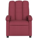  Naslonjač od tkanine crvena boja vina | shoptok.hr