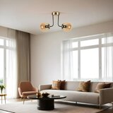 Opviq pablo 2 li eskitme bal Camlı avize ambergold chandelier Cene