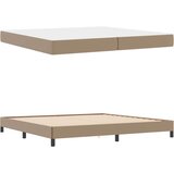  Krevetna konstrukcija Boja cappuccina 200 x 200 cm tkanina | shoptok.hr