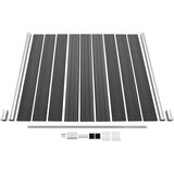  Set panela za ogradu WPC 872 x 186 cm crni | shoptok.hr