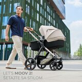 Kinderkraft Kolica Moov 2 4u1 MINK PRO, Moonlight Grey | shoptok.hr