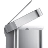 simplehuman Željezna kanta za smeće s pedalom u srebrnoj boji 45 l – | shoptok.hr