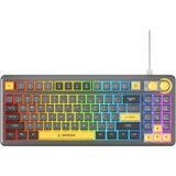  Tastatura gaming RAMPAGE Cyclone Gray/Black/Yellow USB | Eponuda.ba