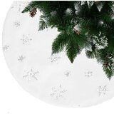 springos Božična preproga pod drevesom 90 cm darilna podloga bela., (21637906) | Shoptok.si